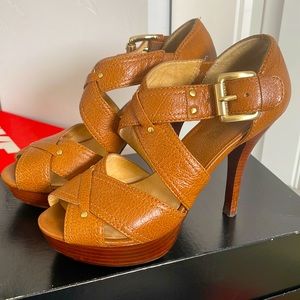Michael Kors tan heels